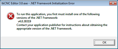 No net framework