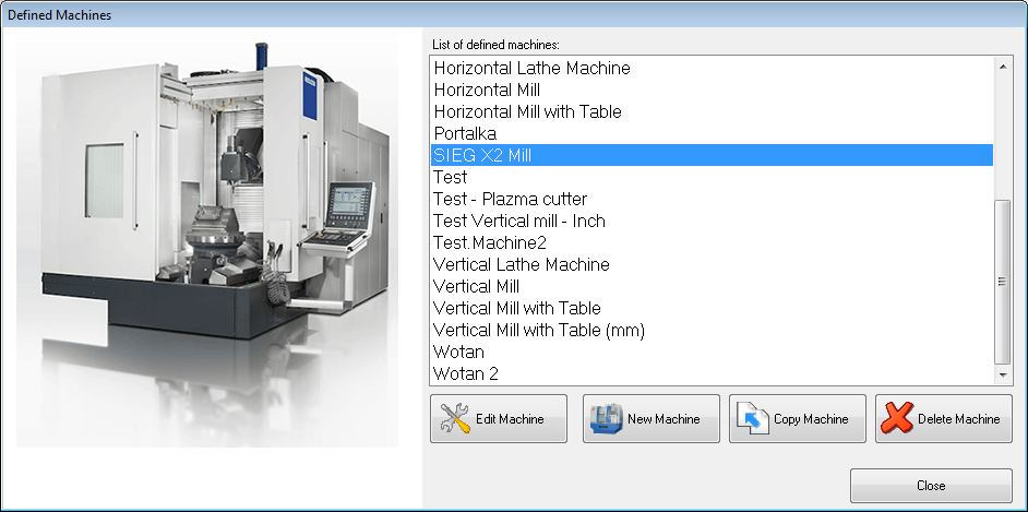 Edit CNC machines